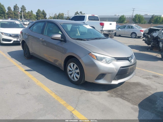 2016 Toyota Corolla Le მანქანა იყიდება აუქციონზე, vin: 5YFBURHE8GP422048, აუქციონის ნომერი: 45854489