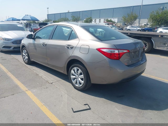 Aukcja sprzedaży 2016 Toyota Corolla Le, vin: 5YFBURHE8GP422048, numer aukcji: 45854489