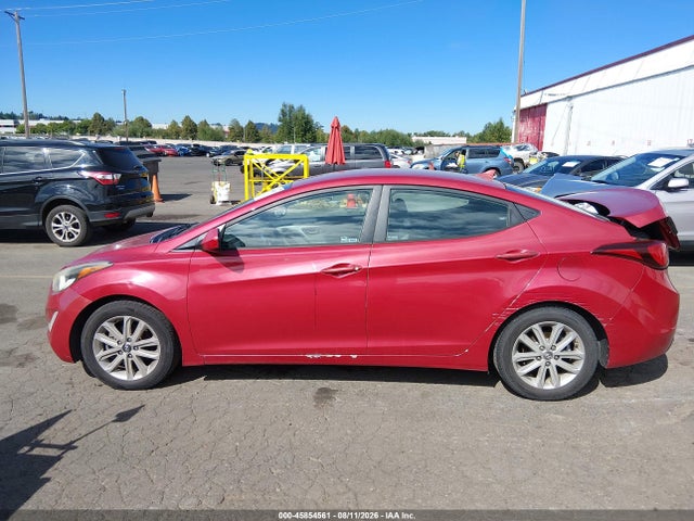 2014 Hyundai Elantra Se მანქანა იყიდება აუქციონზე, vin: KMHDH4AE4EU166822, აუქციონის ნომერი: 45854561