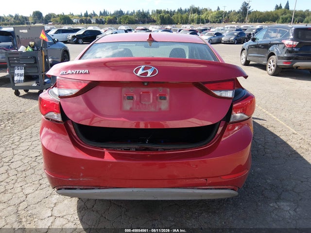 2014 Hyundai Elantra Se მანქანა იყიდება აუქციონზე, vin: KMHDH4AE4EU166822, აუქციონის ნომერი: 45854561