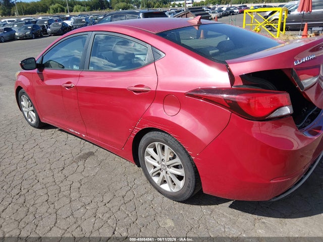 2014 Hyundai Elantra Se მანქანა იყიდება აუქციონზე, vin: KMHDH4AE4EU166822, აუქციონის ნომერი: 45854561