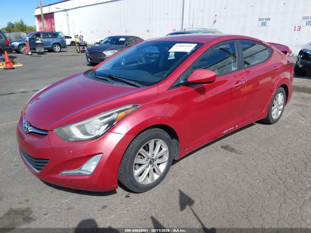 2014 Hyundai Elantra Se მანქანა იყიდება აუქციონზე, vin: KMHDH4AE4EU166822, აუქციონის ნომერი: 45854561