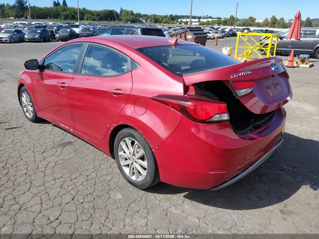 2014 Hyundai Elantra Se მანქანა იყიდება აუქციონზე, vin: KMHDH4AE4EU166822, აუქციონის ნომერი: 45854561