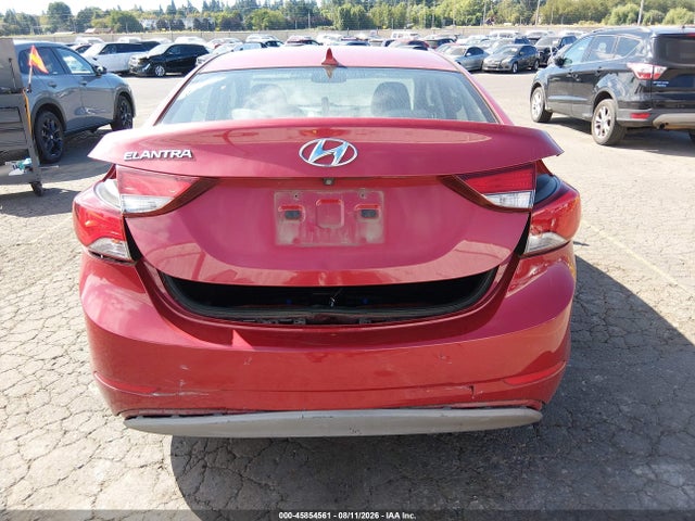 2014 Hyundai Elantra Se მანქანა იყიდება აუქციონზე, vin: KMHDH4AE4EU166822, აუქციონის ნომერი: 45854561