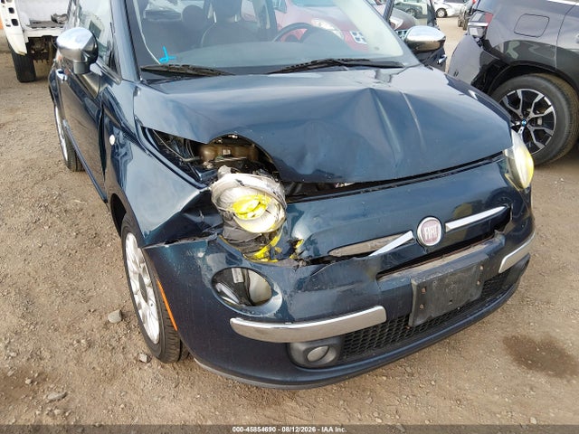 2013 Fiat 500 Lounge მანქანა იყიდება აუქციონზე, vin: 3C3CFFCR5DT514769, აუქციონის ნომერი: 45854690