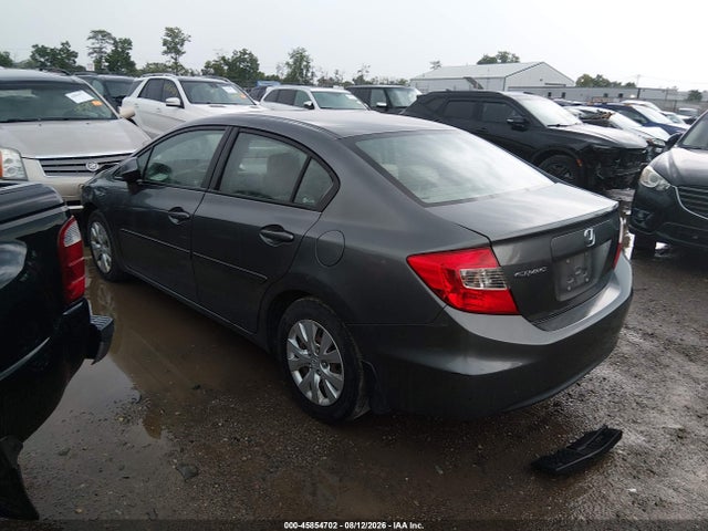2012 Honda Civic Lx მანქანა იყიდება აუქციონზე, vin: 19XFB2F57CE005050, აუქციონის ნომერი: 45854702