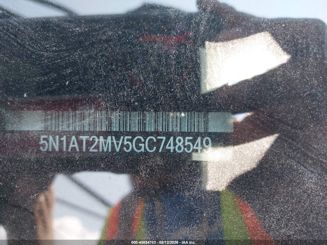 45854703 :رقم المزاد ، 5N1AT2MV5GC748549 vin ، 2016 Nissan Rogue Sl مزاد بيع