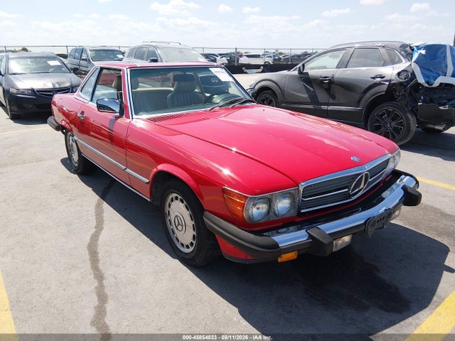 45854833 :رقم المزاد ، WDBBA48D3KA095878 vin ، 1989 Mercedes-benz 560 Sl مزاد بيع