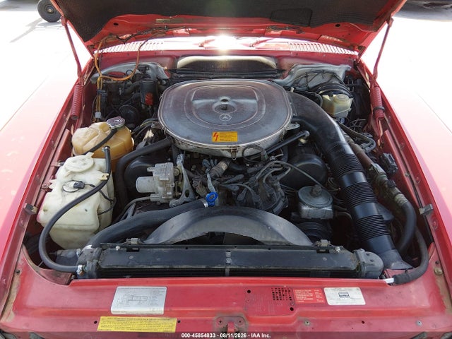 1989 Mercedes-benz 560 Sl მანქანა იყიდება აუქციონზე, vin: WDBBA48D3KA095878, აუქციონის ნომერი: 45854833