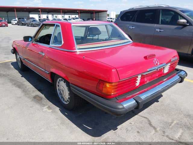 1989 Mercedes-benz 560 Sl მანქანა იყიდება აუქციონზე, vin: WDBBA48D3KA095878, აუქციონის ნომერი: 45854833