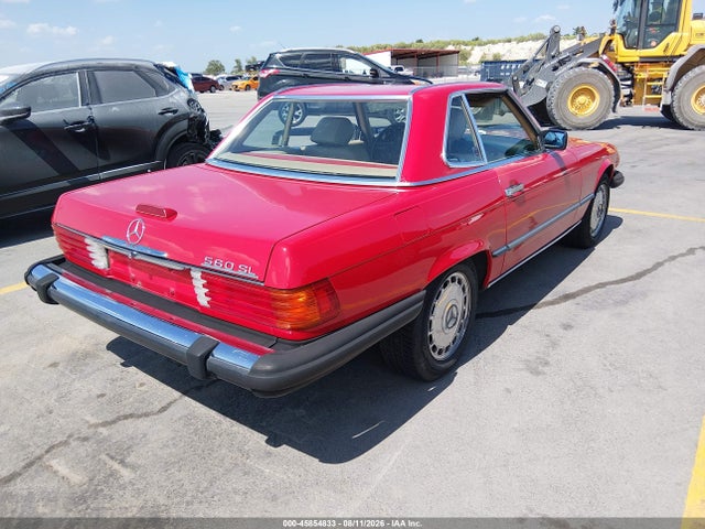 1989 Mercedes-benz 560 Sl მანქანა იყიდება აუქციონზე, vin: WDBBA48D3KA095878, აუქციონის ნომერი: 45854833