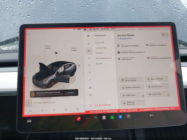 5YJ3E1EA7PF606882 Tesla Model 3 Rear-wheel Drive