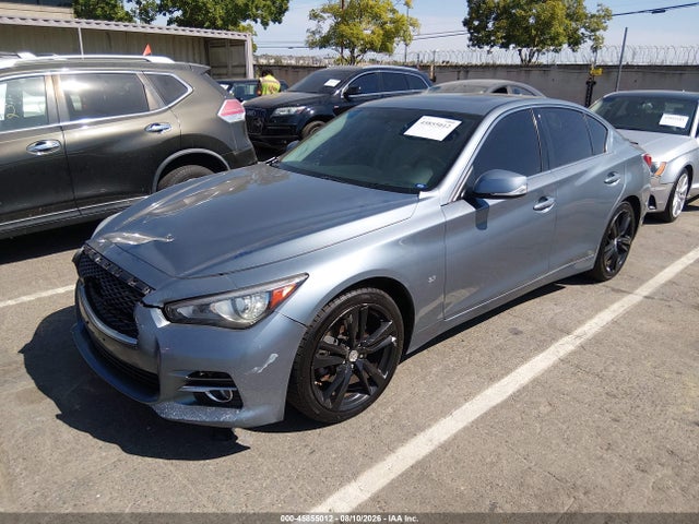 2015 Infiniti Q50 Premium მანქანა იყიდება აუქციონზე, vin: JN1BV7AR5FM406876, აუქციონის ნომერი: 45855012