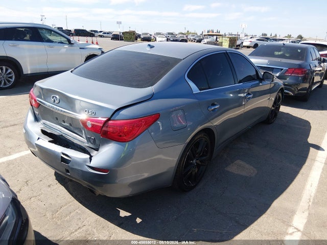 2015 Infiniti Q50 Premium მანქანა იყიდება აუქციონზე, vin: JN1BV7AR5FM406876, აუქციონის ნომერი: 45855012