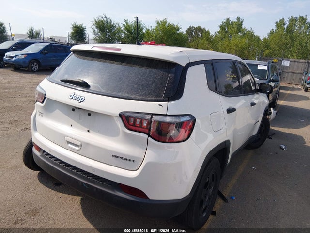 2017 Jeep New Compass Sport Fwd მანქანა იყიდება აუქციონზე, vin: 3C4NJCAB8HT661049, აუქციონის ნომერი: 45855016