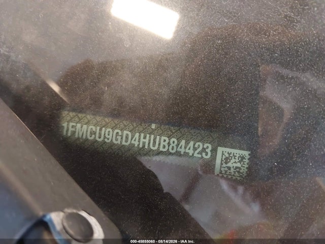 45855060 :رقم المزاد ، 1FMCU9GD4HUB84423 vin ، 2017 Ford Escape Se مزاد بيع