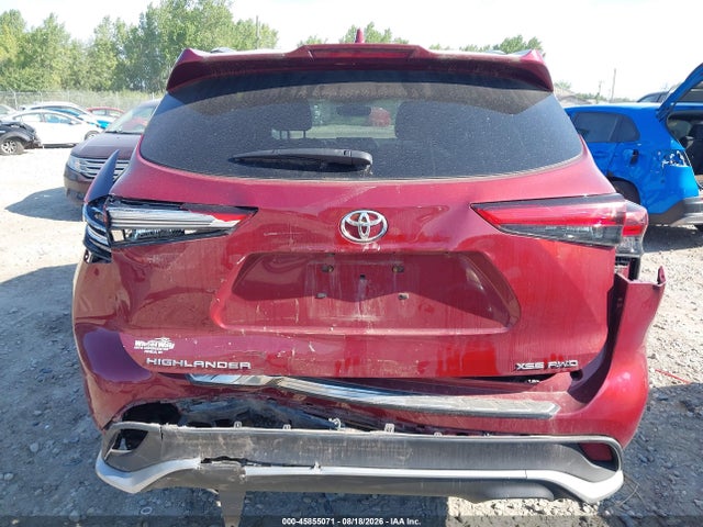 Aukcja sprzedaży 2021 Toyota Highlander Xse, vin: 5TDLZRBH2MS063730, numer aukcji: 45855071