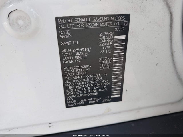 Nissan ROGUE S 2017 KNMAT2MT9HP603818 Image 9