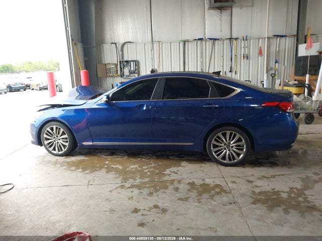 2017 Genesis G80 5.0 Ultimate მანქანა იყიდება აუქციონზე, vin: KMHGN4JF8HU198367, აუქციონის ნომერი: 45855130
