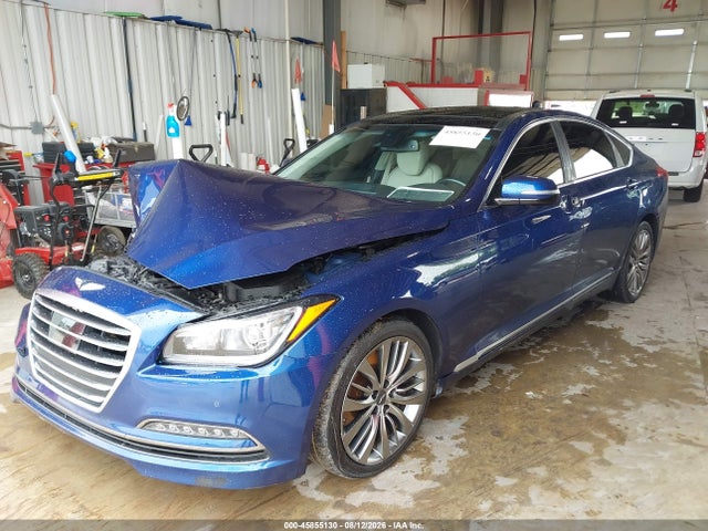 2017 Genesis G80 5.0 Ultimate მანქანა იყიდება აუქციონზე, vin: KMHGN4JF8HU198367, აუქციონის ნომერი: 45855130