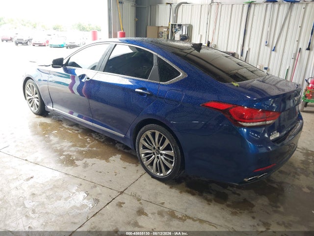 2017 Genesis G80 5.0 Ultimate მანქანა იყიდება აუქციონზე, vin: KMHGN4JF8HU198367, აუქციონის ნომერი: 45855130