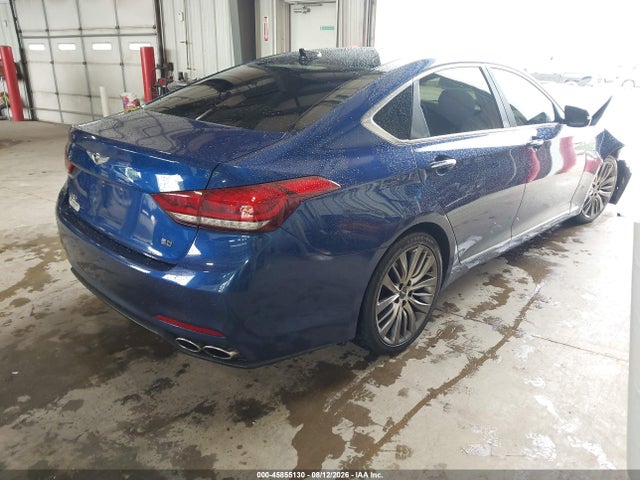 2017 Genesis G80 5.0 Ultimate მანქანა იყიდება აუქციონზე, vin: KMHGN4JF8HU198367, აუქციონის ნომერი: 45855130