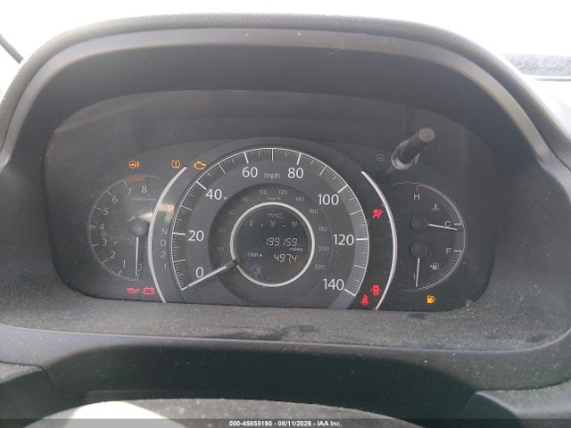 45855190 :رقم المزاد ، 2HKRM3H33CH512015 vin ، 2012 Honda Cr-v Lx مزاد بيع