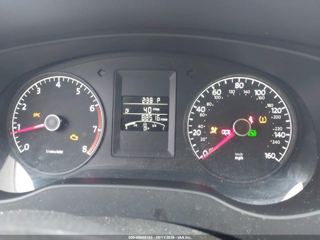2014 Volkswagen Jetta 2.0l S მანქანა იყიდება აუქციონზე, vin: 3VW2K7AJ1EM334249, აუქციონის ნომერი: 45855193