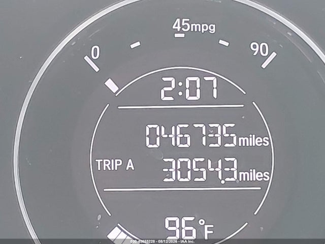 45855228 :رقم المزاد ، 3CZRU6H39LM714783 vin ، 2020 Honda Hr-v Awd Lx مزاد بيع