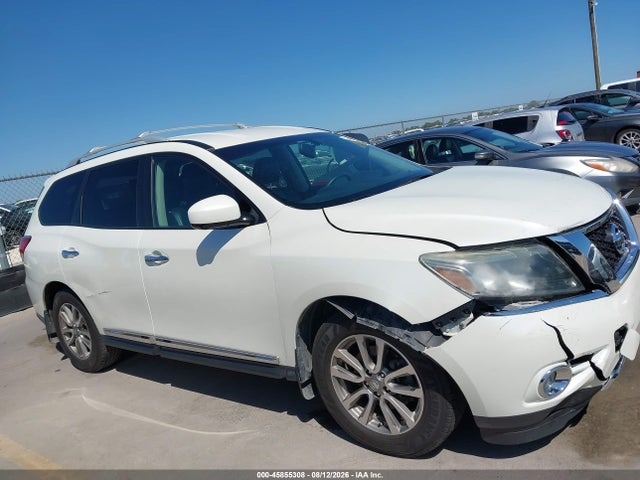 2015 Nissan Pathfinder Sl მანქანა იყიდება აუქციონზე, vin: 5N1AR2MN9FC622935, აუქციონის ნომერი: 45855308