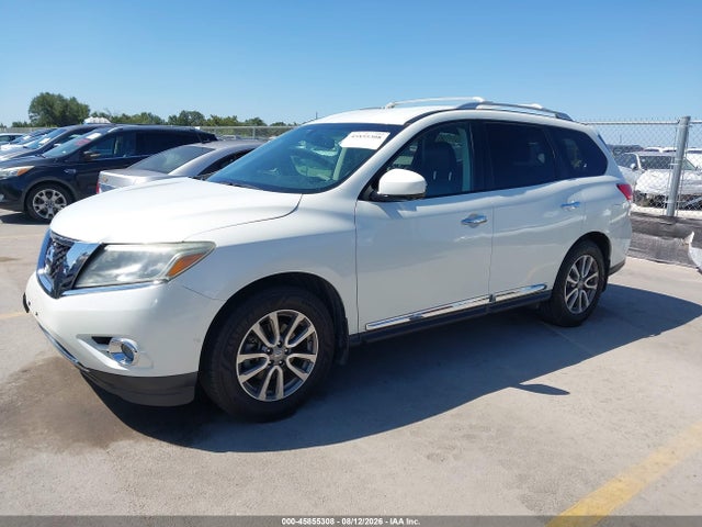2015 Nissan Pathfinder Sl მანქანა იყიდება აუქციონზე, vin: 5N1AR2MN9FC622935, აუქციონის ნომერი: 45855308