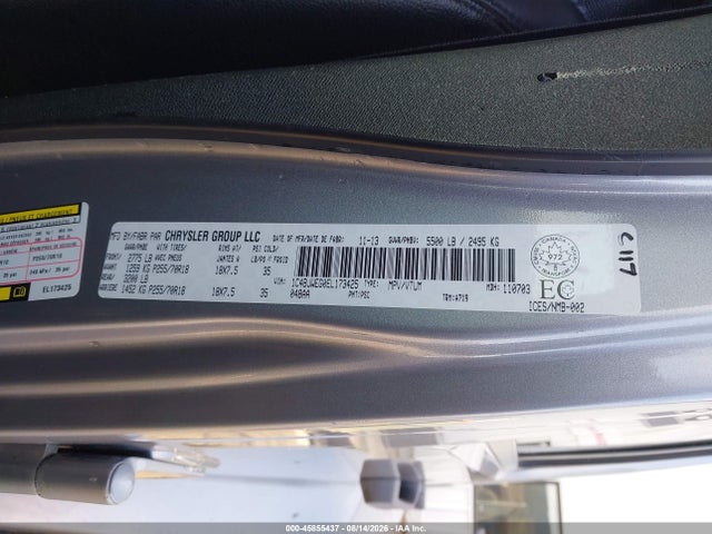2014 Jeep Wrangler Unlimited Sahara მანქანა იყიდება აუქციონზე, vin: 1C4BJWEG0EL173425, აუქციონის ნომერი: 45855437