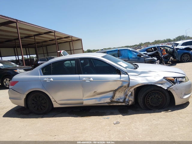 45855525 :رقم المزاد ، 1HGCP26359A186939 vin ، 2009 Honda Accord 2.4 Lx مزاد بيع