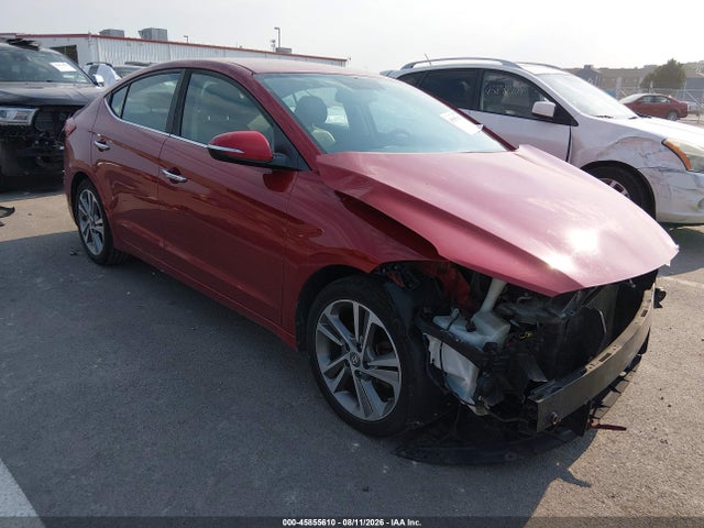 2017 Hyundai Elantra Limited მანქანა იყიდება აუქციონზე, vin: KMHD84LF0HU069577, აუქციონის ნომერი: 45855610