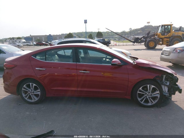 2017 Hyundai Elantra Limited მანქანა იყიდება აუქციონზე, vin: KMHD84LF0HU069577, აუქციონის ნომერი: 45855610