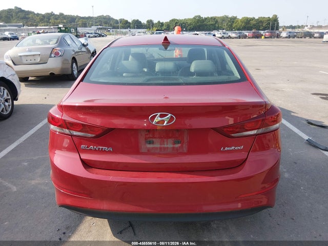 2017 Hyundai Elantra Limited მანქანა იყიდება აუქციონზე, vin: KMHD84LF0HU069577, აუქციონის ნომერი: 45855610