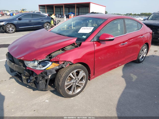 2017 Hyundai Elantra Limited მანქანა იყიდება აუქციონზე, vin: KMHD84LF0HU069577, აუქციონის ნომერი: 45855610