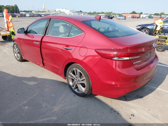 2017 Hyundai Elantra Limited მანქანა იყიდება აუქციონზე, vin: KMHD84LF0HU069577, აუქციონის ნომერი: 45855610