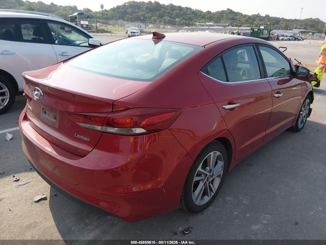2017 Hyundai Elantra Limited მანქანა იყიდება აუქციონზე, vin: KMHD84LF0HU069577, აუქციონის ნომერი: 45855610
