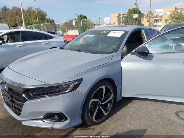 45855703 :رقم المزاد ، 1HGCV2F3XMA010287 vin ، 2021 Honda Accord Sport 2.0t مزاد بيع