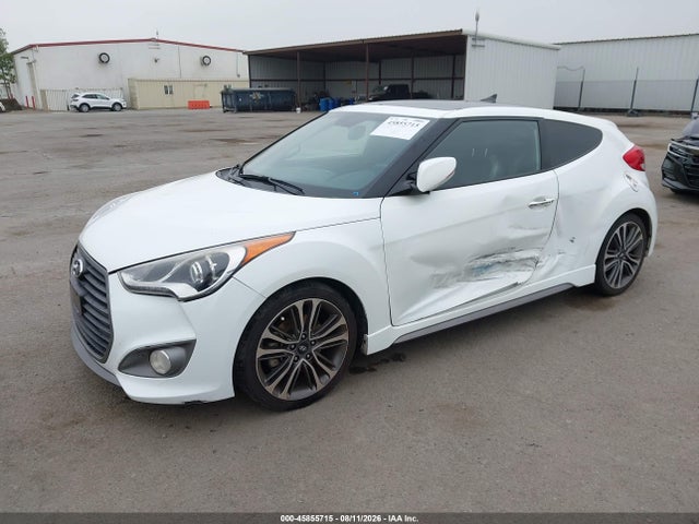 45855715 :رقم المزاد ، KMHTC6AE5GU283835 vin ، 2016 Hyundai Veloster Turbo مزاد بيع