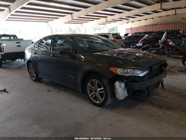 45855834 :رقم المزاد ، 3FA6P0UU4JR122449 vin ، 2018 Ford Fusion Hybrid S مزاد بيع