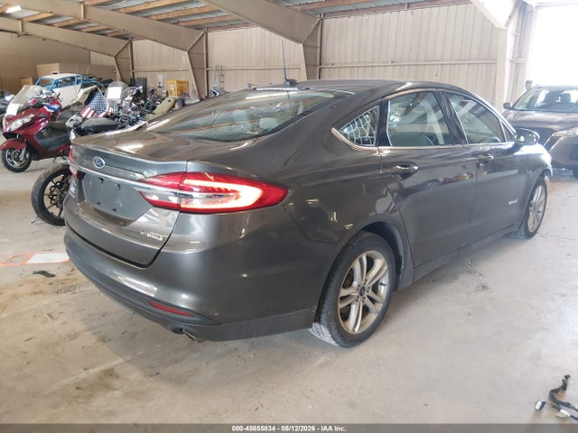 45855834 :رقم المزاد ، 3FA6P0UU4JR122449 vin ، 2018 Ford Fusion Hybrid S مزاد بيع