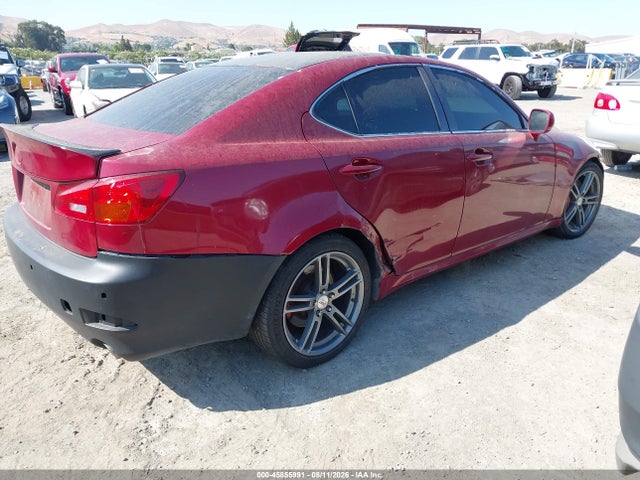 45855991 :رقم المزاد ، JTHBE262165002039 vin ، 2006 Lexus Is 350 مزاد بيع