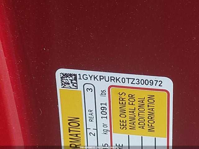 Продаж на аукціоні авто 2026 Cadillac Lyriq Sport Awd, vin: 1GYKPURK0TZ300972, номер лоту: 45856010
