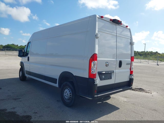 2025 Ram Promaster 2500 Tradesman High Roof 159 Wb W/pass Seat მანქანა იყიდება აუქციონზე, vin: 3C6LRVDG9SE520299, აუქციონის ნომერი: 45856049