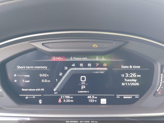 Продаж на аукціоні авто 2020 Audi S8 Tfsi Quattro Tiptronic, vin: WAU8SAF87LN006883, номер лоту: 45856094