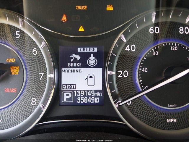 45856152 :رقم المزاد ، JN8AZ2NE7D9040804 vin ، 2013 Infiniti Qx56 مزاد بيع