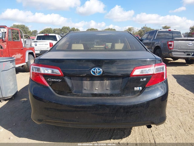2014 Toyota Camry Hybrid Le მანქანა იყიდება აუქციონზე, vin: 4T1BD1FK9EU110214, აუქციონის ნომერი: 45856295
