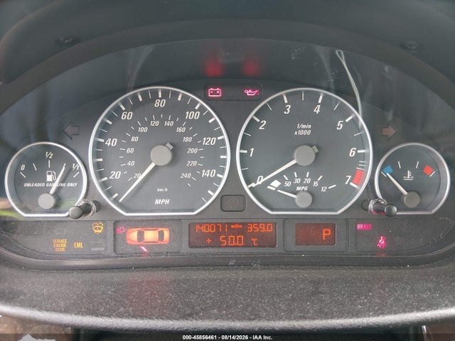 Продаж на аукціоні авто 2004 Bmw 330ci, vin: WBABW53434PL41695, номер лоту: 45856461